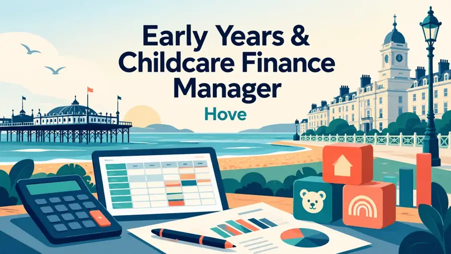 Editorial illustration: Early Years and Childcare Finance Manager job in Hove