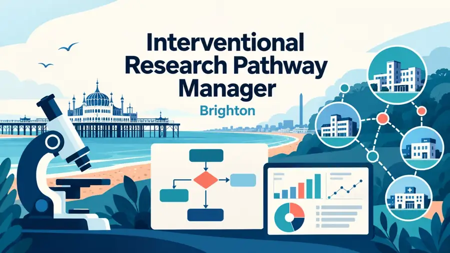 Editorial illustration: Interventional Research Pathway Manager job in Brighton