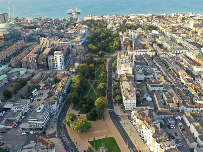 Old Steine traffic lights go live as Brighton’s Valley Gardens revamp nears completion