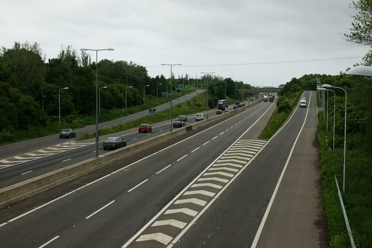 The A27 at Bedhampton, western end of the Langstone closure corridor; archive photograph