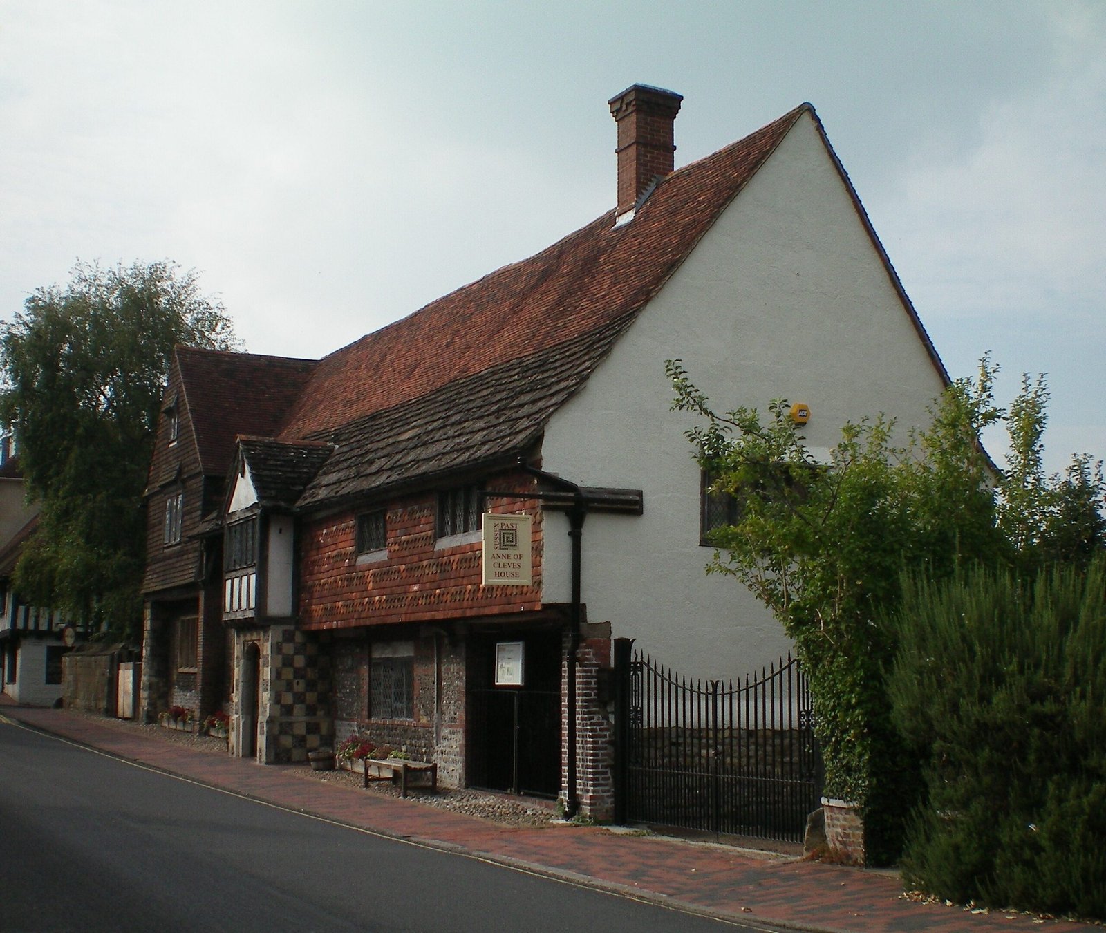 Anne of Cleves House, Southover High Street, Lewes, photographed on 19 September 2009.