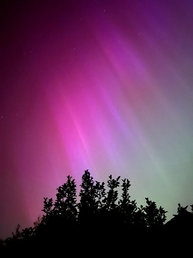 Archive photograph of the aurora borealis in southern England, not tonight's Brighton sky