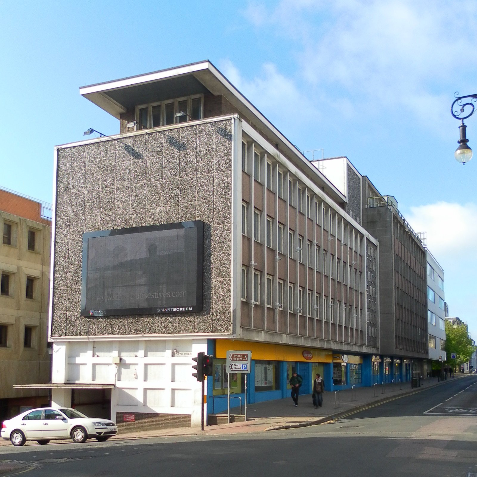 Community Base on Queens Road, Brighton, photographed on 27 May 2013; archive exterior of the building listed as Healthwatch Brighton and Hove’s address.