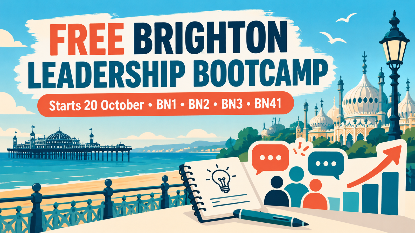 Free Brighton leadership bootcamp starts 20 October: who can apply