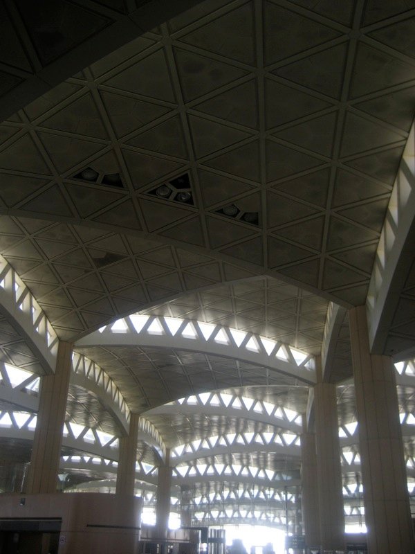 Archive photograph of Terminal 3 at King Khalid International Airport in Riyadh, taken in 2008; not the October 2026 incident