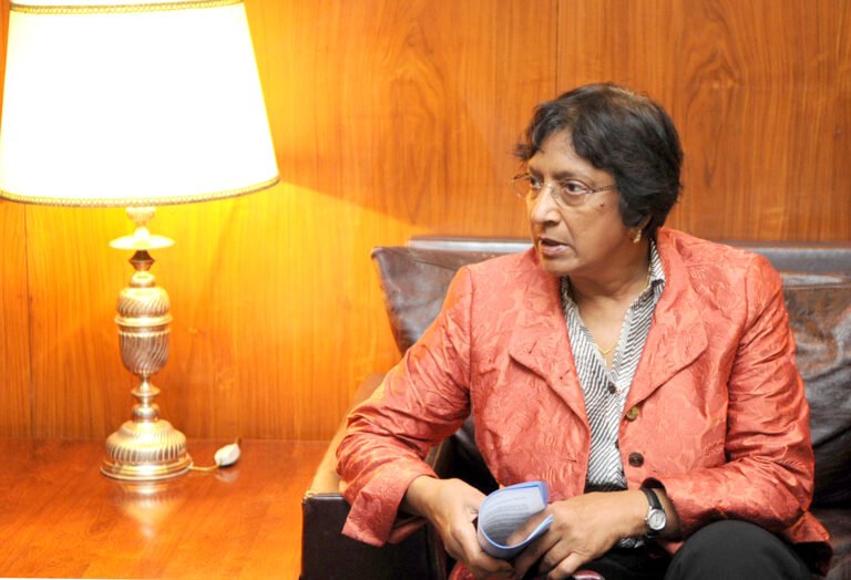 Archive photograph of Navi Pillay, winner of the 2026 Nobel Peace Prize, during a 2009 visit to Brazil