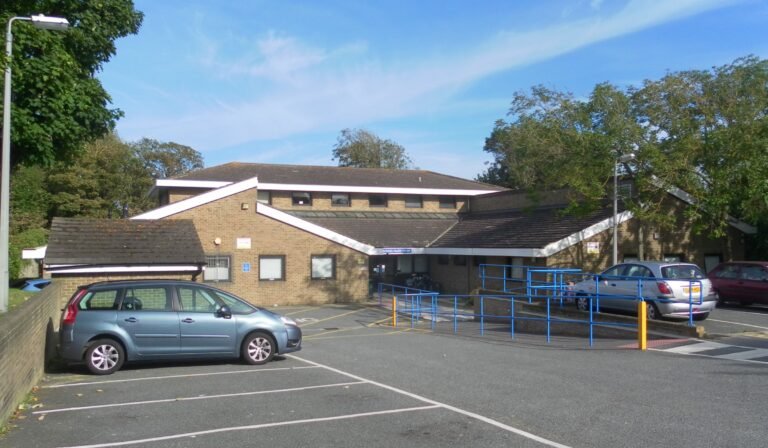 Portslade Health Centre in Brighton and Hove, illustrating the local primary-care network covered by the 2026 NHS winter appointments plan