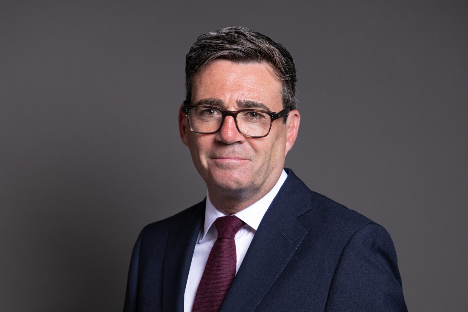 Official portrait of Prime Minister Andy Burnham, who announced the UK innovation funding package