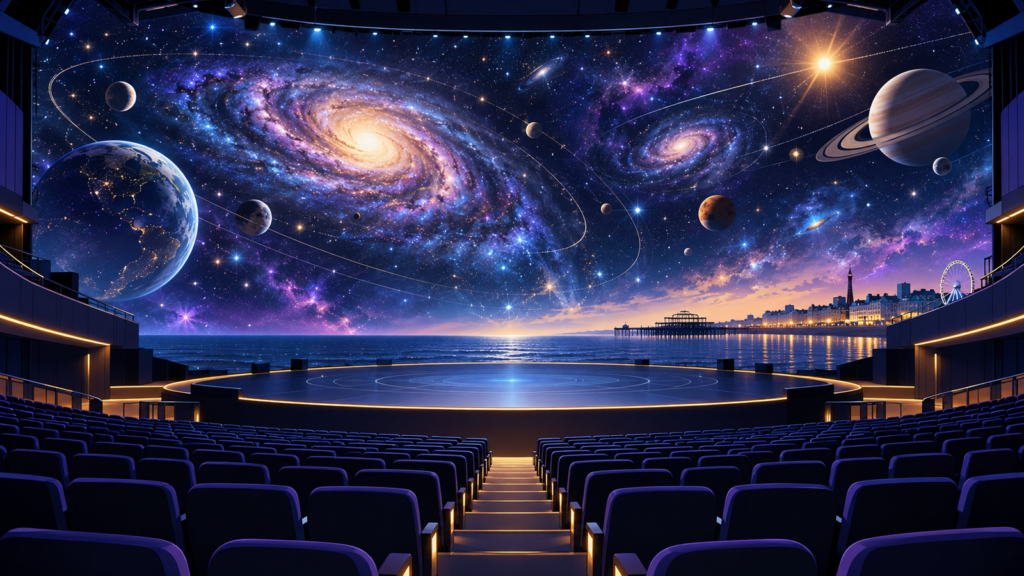 Professor Brian Cox Emergence Brighton editorial illustration 1 1024x576