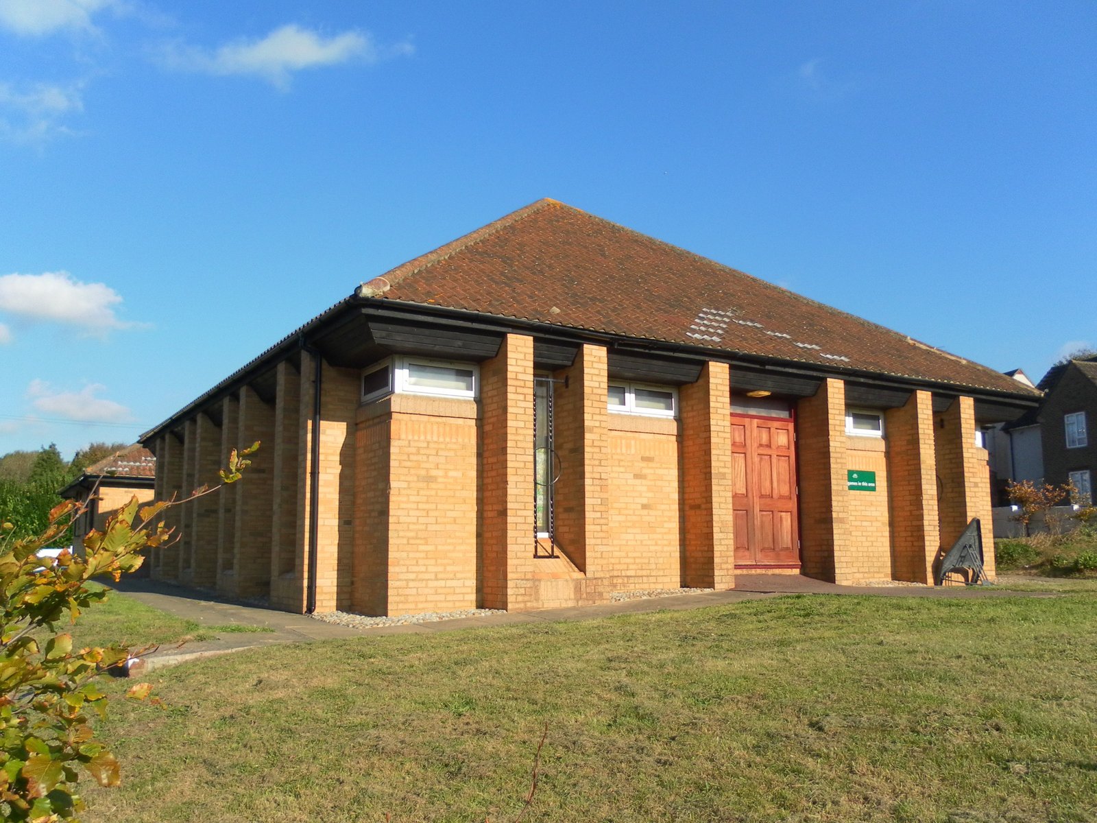 St George’s Hall, Moulsecoomb, photographed on 22 October 2011; archive exterior of the Brighton Repair Café venue, not a repair session.