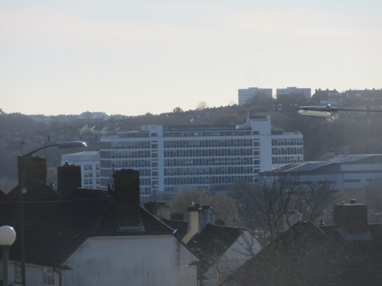 University of Brighton Moulsecoomb campus; archive photograph from March 2017